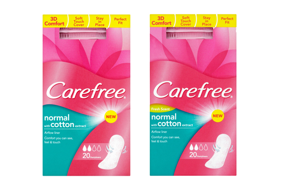 Carefree® Normal with Cotton Extract